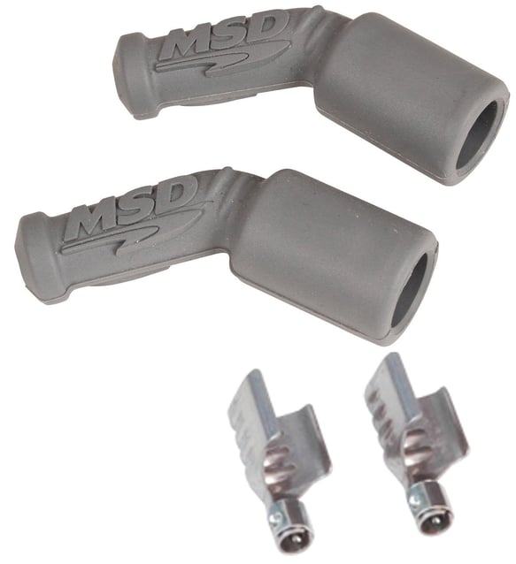 LS1, 45 Degree Boots & Terminals, 2/Card 3304 MSD Autoparts