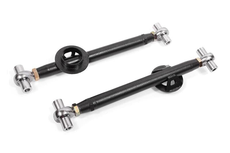 BMR 79-04 Ford Mustang Double Adj. Lower Control Arms - Black Hammertone BMR Suspension Control Arms