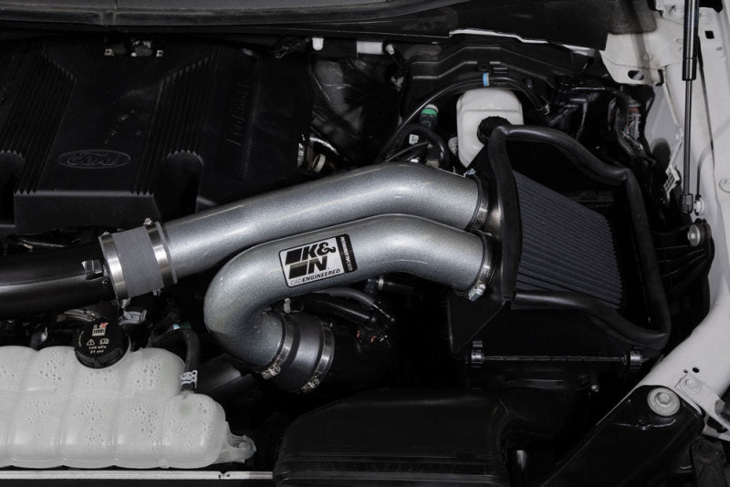 K&N 15-23 Ford F-150 (Incl. Raptor) 2.7L/3.5L V6 Performance Air Intake System K&N Engineering Cold Air Intakes