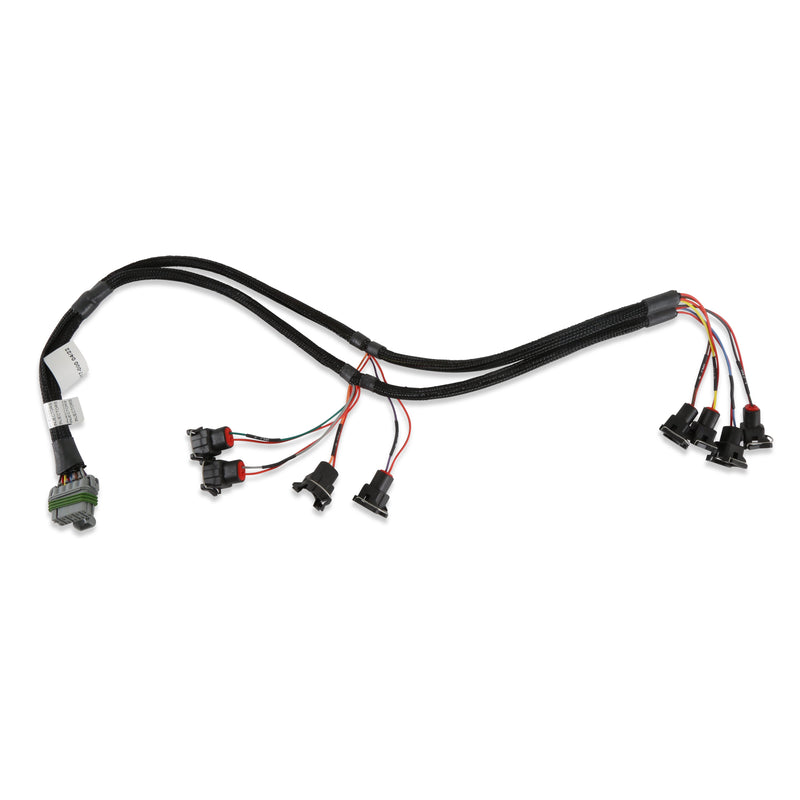 V8 over Manifold, Bosch Style Injector Harness Holley EFI Autoparts