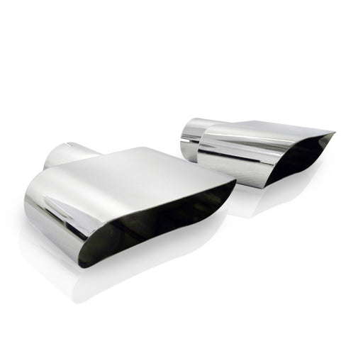 Stainless Works Wide Oval Challenger R/T 2-1/2in Inlet Tips (priced per pair) Stainless Works Tips