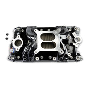 Edelbrock Chevy Small Block Performer RPM AIR-Gap Intake Manifold Black Plasma Finish Edelbrock Intake Manifolds