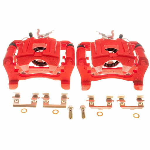 Power Stop 15-18 Ford Mustang Rear Red Calipers - Pair PowerStop Brake Calipers - Perf