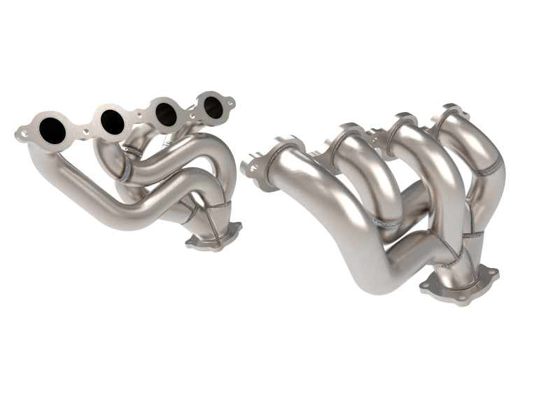 aFe Twisted 1-3/4in 304SS Shorty Header 16-21 Chevy Camaro SS 6.2L V8 aFe Headers & Manifolds