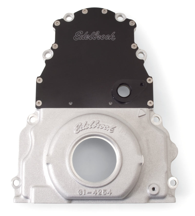 Edelbrock Timing Cover 2-Piece for GM Gen 4 Ls-Series Edelbrock Timing Covers