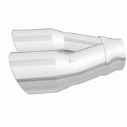 MagnaFlow Double Wall 3in Dual Round Polished Tip 2.25in Inlet Magnaflow Catalytic Converter Universal