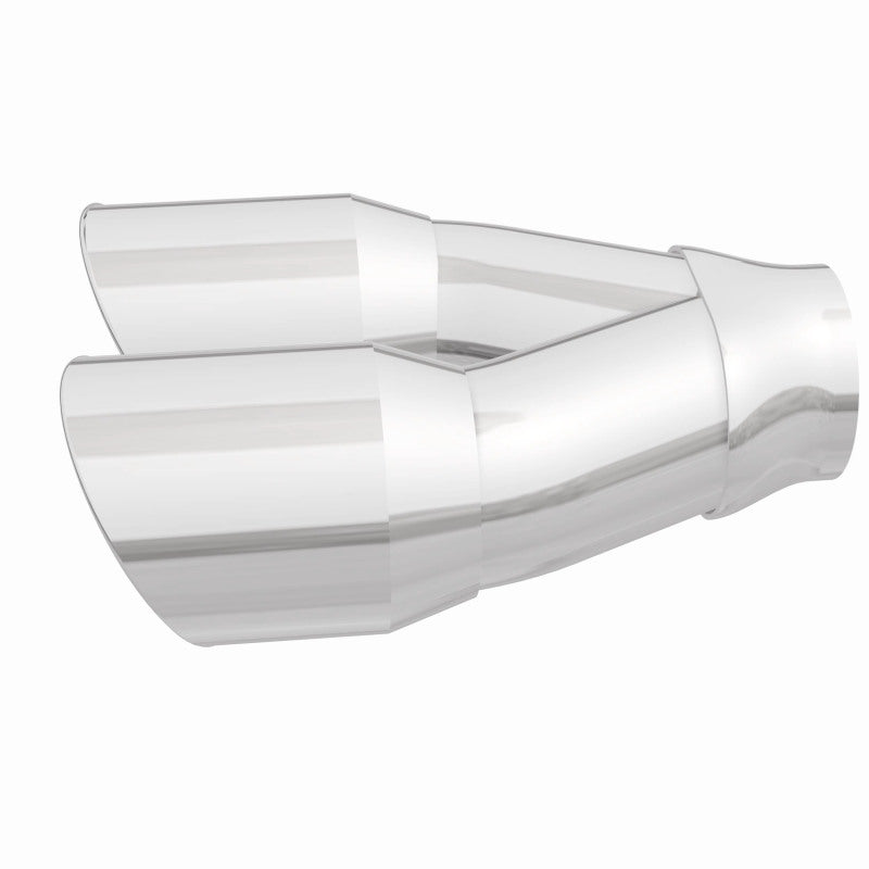 MagnaFlow Double Wall 3in Dual Round Polished Tip 2.25in Inlet Magnaflow Catalytic Converter Universal