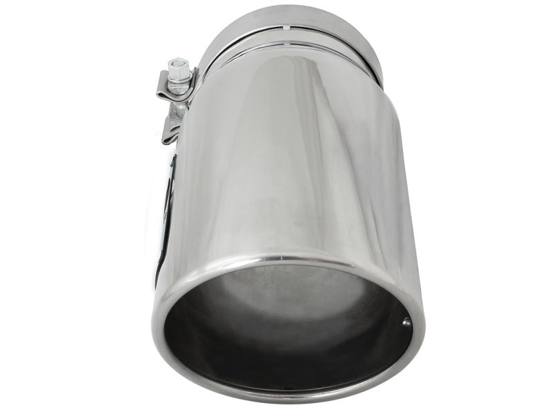 aFe Diesel Exhaust Tip Bolt On Polished 5in Inlet x 6in Outlet x 12in Long aFe Catback