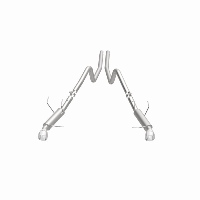 Magnaflow 2014 Ford Mustang V6 3.7L Comp Series Dual Split Rear Polished Stainless C/B Perf Exhaust Magnaflow Catback