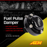 AEM AN6 ORB 40-70psi Fuel Pulse Damper AEM Fuel Pressure Regulators