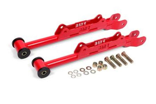 BMR 2010-2015 Chevrolet Camaro Rear DOM Lower Control Arms - Red BMR Suspension Control Arms
