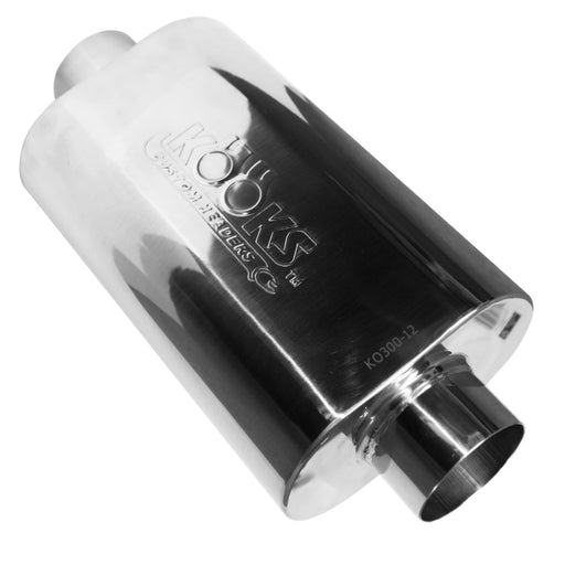 Kooks Universal 3in Center/Center Oval Muffler (4x8x12) Kooks Headers Muffler