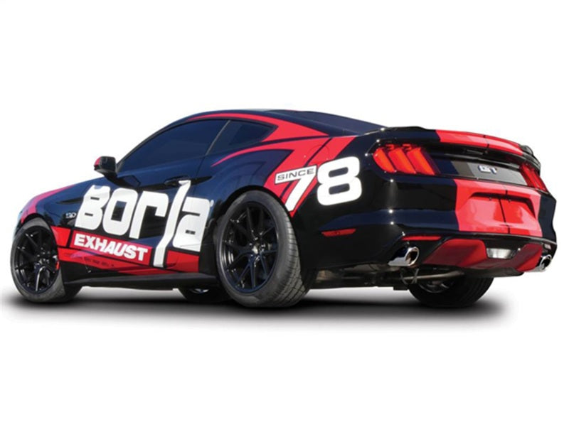 Borla Atak S Cat-Back 15-17 Ford Mustang GT 5.0L V8 MT/AT 2.5in pipe 4in tip Borla Catback