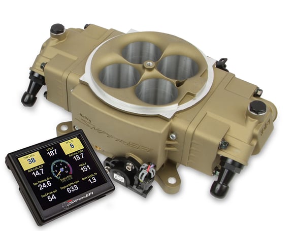 Holley Sniper Stealth 4150 - Classic Gold 550-872 HOLLEY EFI Autoparts