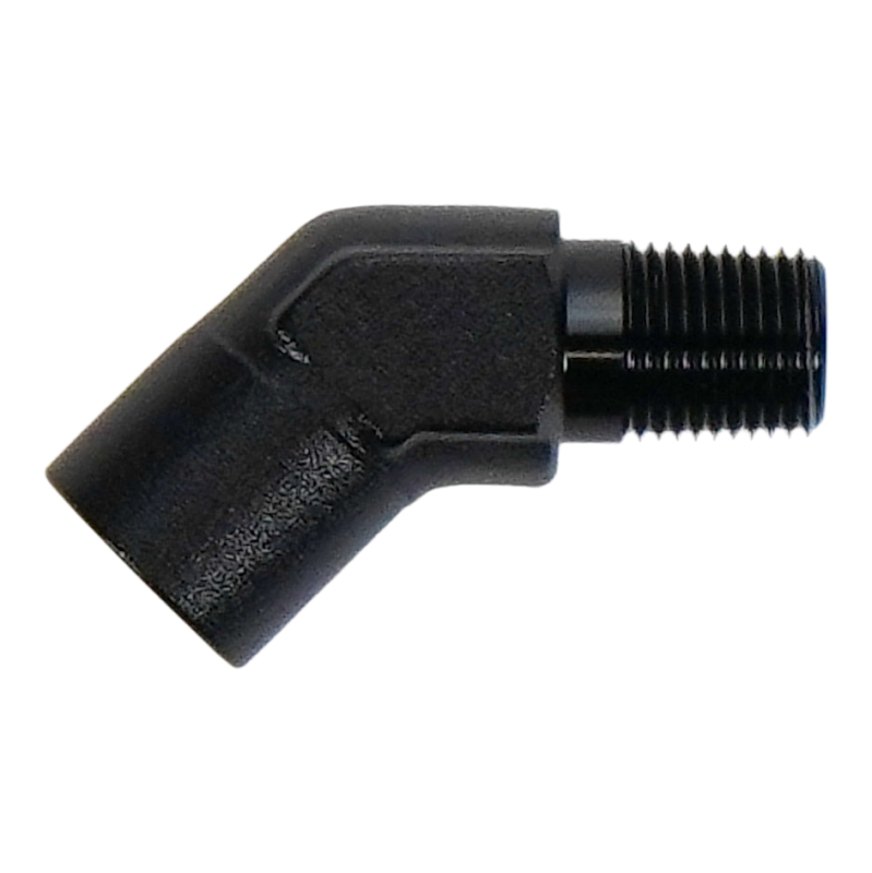 DeatschWerks 1/8in NPT Female to 1/8in NPT Male 45-Degree Fitting DeatschWerks Fittings