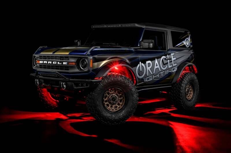 Oracle Underbody RGB+W Wheel Well Rock Light Kit - 4 PCS - ColorSHIFT ORACLE Lighting Light Bars & Cubes