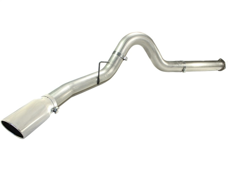 aFe MACHForce XP 5in DPF-Back Stainless Steel Exh Sys, polished tip,Ford Diesel Trucks 11-14 V8-6.7L aFe DPF Back