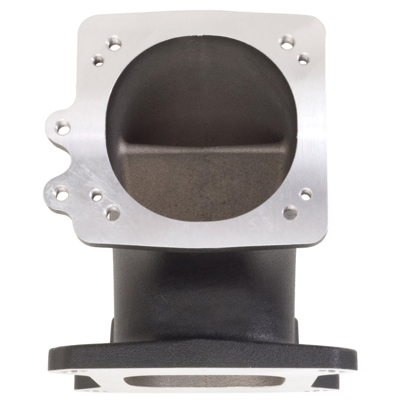 Edelbrock High Flow Intake Elbow 95mm Throttle Body to Square-Bore Flange Black Finish Edelbrock Throttle Bodies