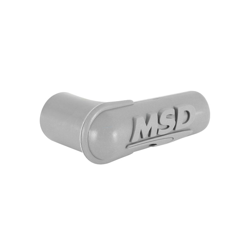 90° Spark Plug Boot - Gray Silicone, 100 Each MSD Autoparts