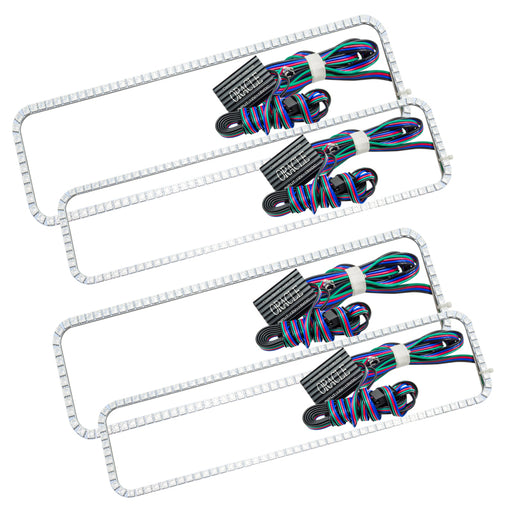 Oracle Ford F250 05-07 Halo Kit - ColorSHIFT w/o Controller ORACLE Lighting Headlights