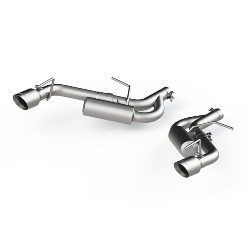 MBRP 16-19 Chevrolet Camaro 2.5in Aluminum Non NPP Axle Back Exhaust System - 4in Dual Wall Tips MBRP Axle Back