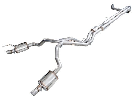 AWE Tuning 2021+ Cadillac Escalade 6.2L ESV 0FG Dual Exit Exhaust System (Reuses OE Tips) AWE Tuning Catback