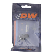 DeatschWerks 6AN Male Flare to M14 X 1.5 Male Metric Adapter (Incl Washer) - Anodized Matte Black DeatschWerks Fittings