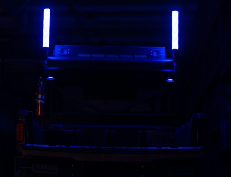 DragonFire Racing WarWhip Largos - 2 in x 2 ft RGB Quick Release - pair DragonFire Racing Whip Lights