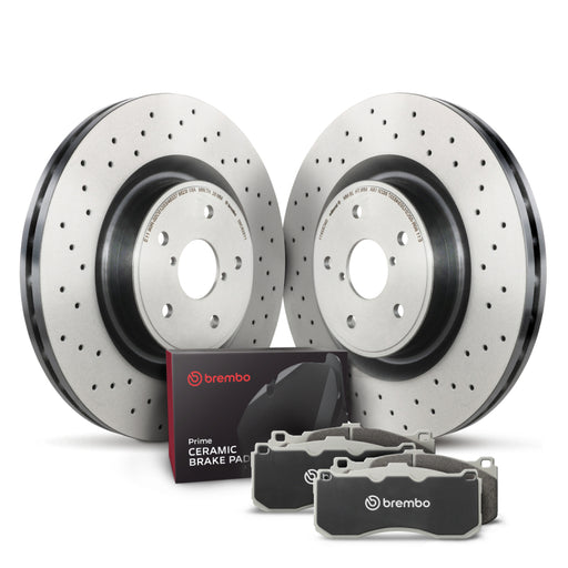 Brembo OE Front Disc Brake Kit Brembo OE Brake Rotors - OE