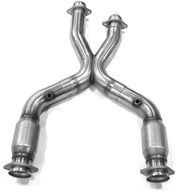 Kooks 99-04 Ford Mustang GT / Cobra 3in In x 2 1/2in OEM Out Cat SS X Pipe Kooks HDR Req Kooks Headers X Pipes