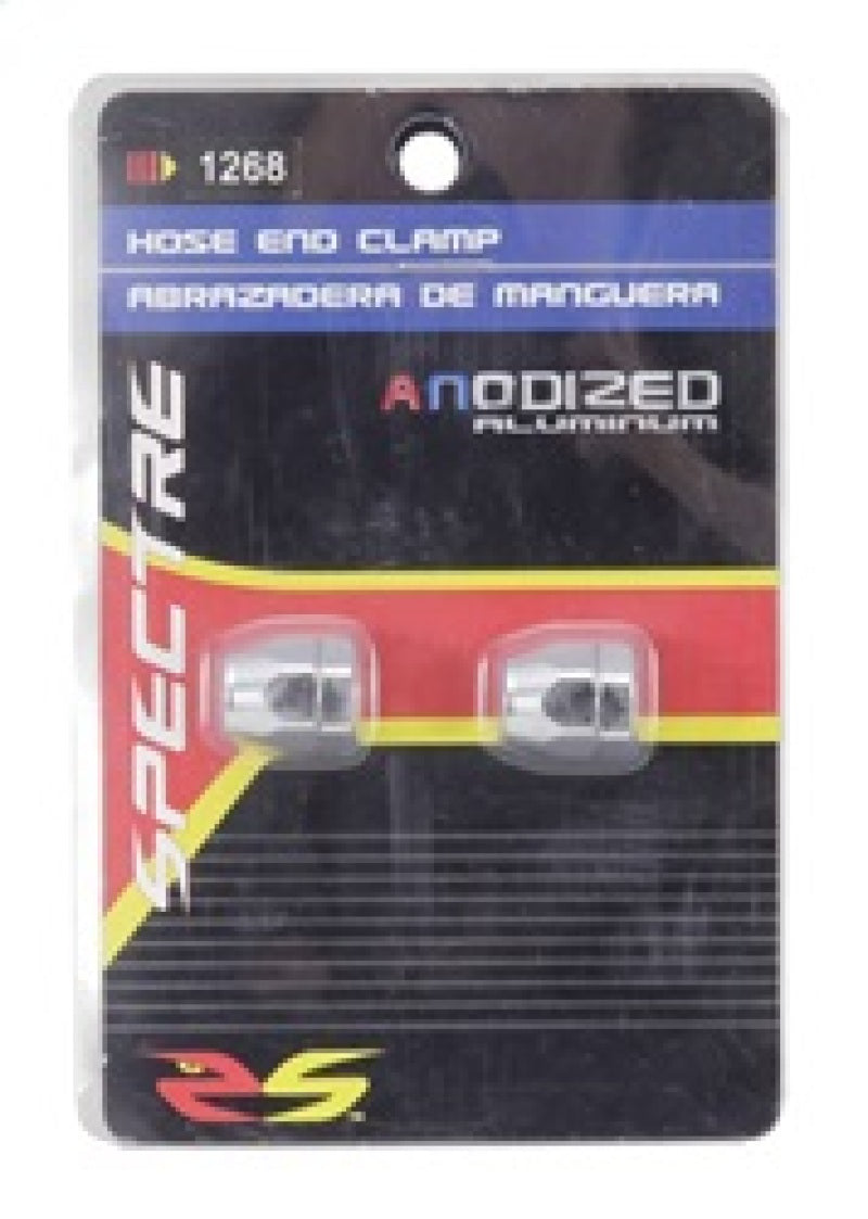 Spectre Magna-Clamp Hose Clamps 7/32in. (2 Pack) - Chrome Spectre Clamps
