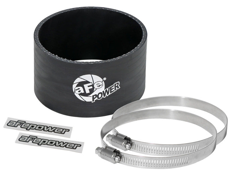 aFe Magnum FORCE CAI Univ. (3-1/2in ID x 2in L) Straight Coupler - Black aFe Air Intake Components