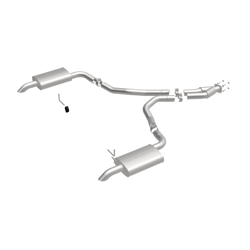 MagnaFlow 75-79 Chevy Corvette V8 5.7L Dual Split Rear Exit Stainless Cat-Back Perf Exhaust Magnaflow Catback
