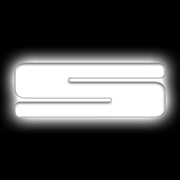 ORACLE Lighting Universal Illuminated LED Letter Badges - Matte Wht Surface Finish - S ORACLE Lighting Light Accessories and Wiring