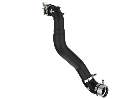 aFe 21+ Ford F-150 V6-3.5L (tt) BladeRunner 3in to 3.5in Aluminum Cold Charge Pipe Black aFe Intercoolers