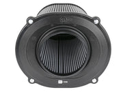 aFe Quantum Pro DRY S Air Filter Flat Top - 5in Flange x 9in Height aFe Cold Air Intakes