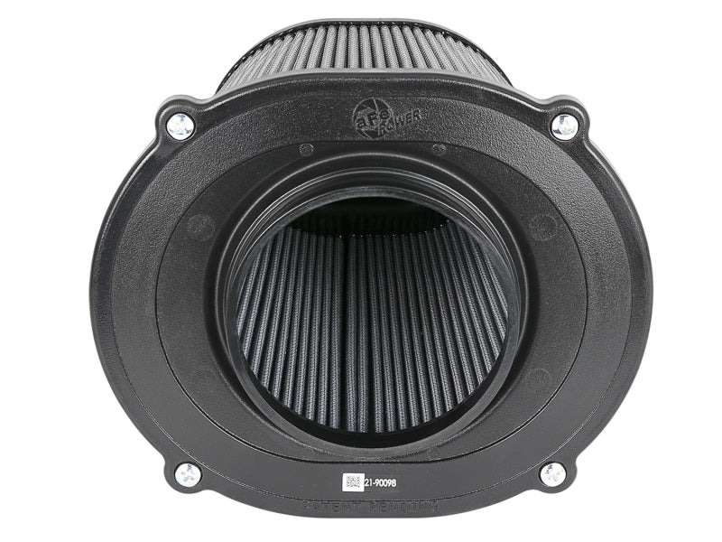 aFe Quantum Pro DRY S Air Filter Flat Top - 5in Flange x 9in Height aFe Cold Air Intakes