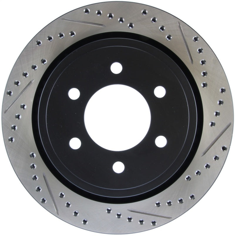StopTech Slotted & Drilled Sport Brake Rotor Stoptech Brake Rotors - Slot & Drilled