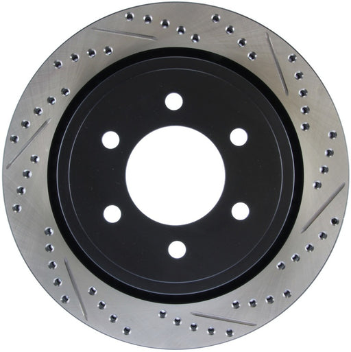 StopTech Slotted & Drilled Sport Brake Rotor Stoptech Brake Rotors - Slot & Drilled