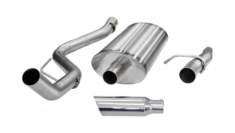 Corsa 2011-2014 Ford F-150 5.0L V8 Polished Sport Cat-Back Exhaust CORSA Performance Catback