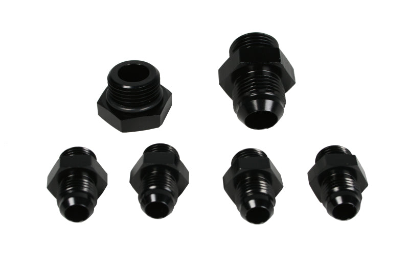 Aeromotive A4 Regulator Fitting Kit (for two (2) carbs) (4) AN-06/(1) AN-10/(1) AN-10 Plug) Aeromotive Fittings