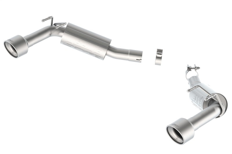 Borla 14-15 Camaro SS 6.2L V8 RWD Single Split Rr Exit S-Type Exhaust (rear section only) Borla Axle Back