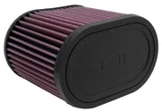 K&N Universal Oval Clamp-On Air Filter 2-3/4in Flange 6-1/4in Length 4in Width 5in Height K&N Engineering Air Filters - Universal Fit