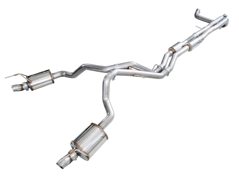 AWE Tuning 2021+ Cadillac Escalade 6.2L 0FG Dual Exit Exhaust System (Reuses OE Tips) AWE Tuning Catback