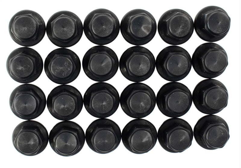 Ford Racing M14 x 1.5 Black Lug Nut - Set of 24 Ford Racing Lug Nuts