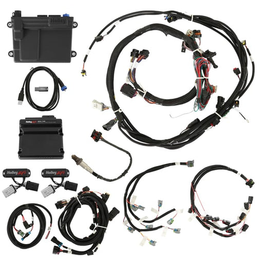 2011-2012 Ford Coyote Ti-VCT HP EFI Kit, BOSCH O2, USCAR INJ 550-619 HOLLEY Autoparts