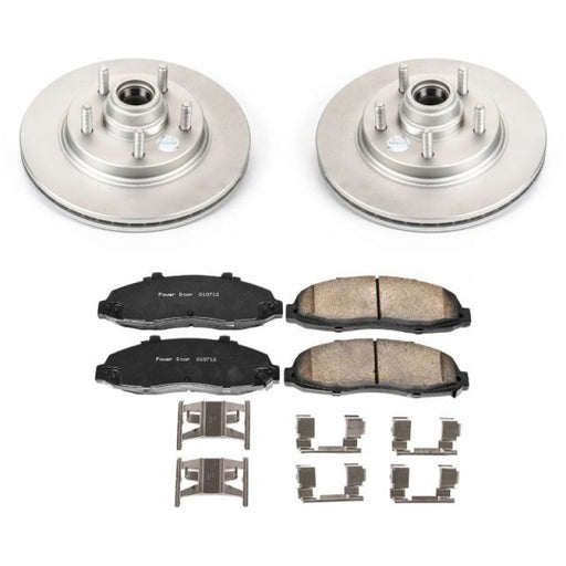 Power Stop 00-03 Ford F-150 Front Z17 Evolution Geomet Coated Brake Kit PowerStop Brake Kits - Performance Blank