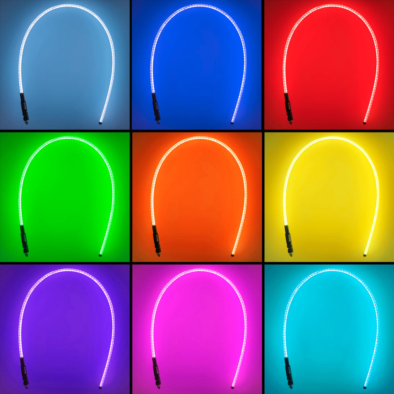 Oracle Off-Road 4ft LED Whip - ColorSHIFT ORACLE Lighting Light Accessories and Wiring