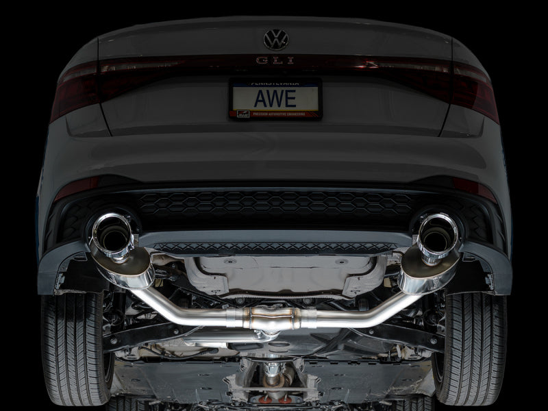 AWE Tuning 22-25 Volkswagen Jetta GLI Touring Edition Exhaust - Chrome Silver Tips AWE Tuning Catback