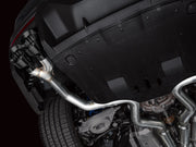 AWE 2024 Ford Mustang Dark Horse S650 RWD Track Edition Catback Exhaust w/ Quad Diamond Black Tips AWE Tuning Catback